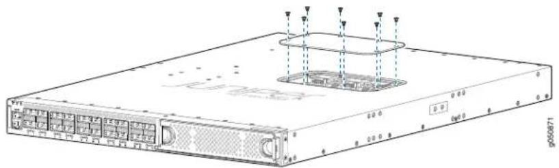Juniper PTX10001 - Installing a SATA Solid State Drive in a PTX10001 - 1
