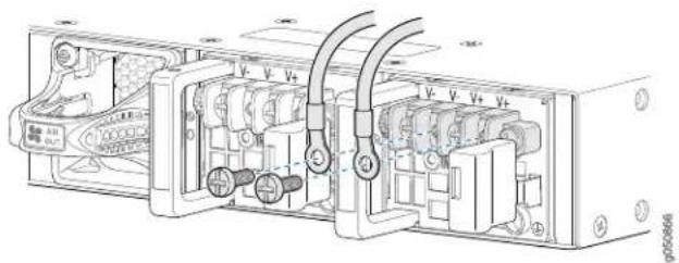 Juniper PTX10001 - Connecting DC Power to the PTX10001 - 12