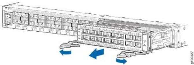 Juniper PTX10001 - Removing a PTX10001 Expansion Module - 4