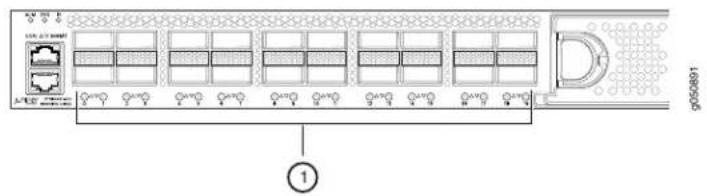 Juniper PTX10001 - PTX10001 Network Port LEDs - 2
