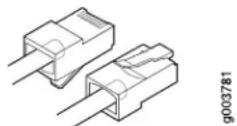 Juniper SRX240H2 - RJ-45 Connector Pinouts for the SRX240 Services Gateway Console Port - 1