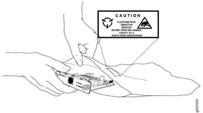 Juniper SRX240H2 - Preventing Electrostatic Discharge Damage to the Services Gateway - 2