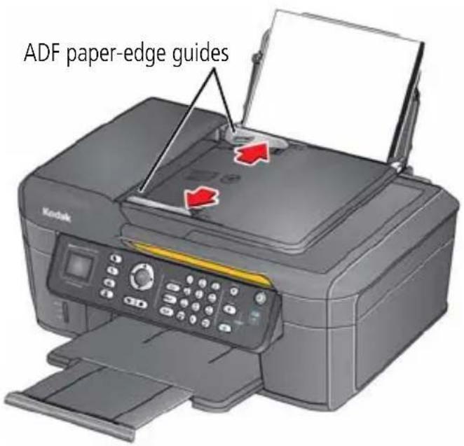 ADF paper-edge guides Kordak