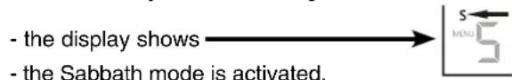 LIEBHERR HCB 2061 - How to activate the Sabbath mode - 2