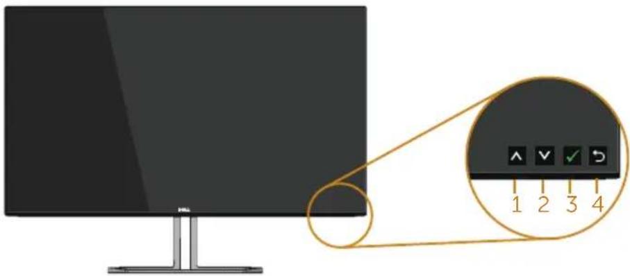 DELL S2718HN - OSD-Bedienelemente - 1