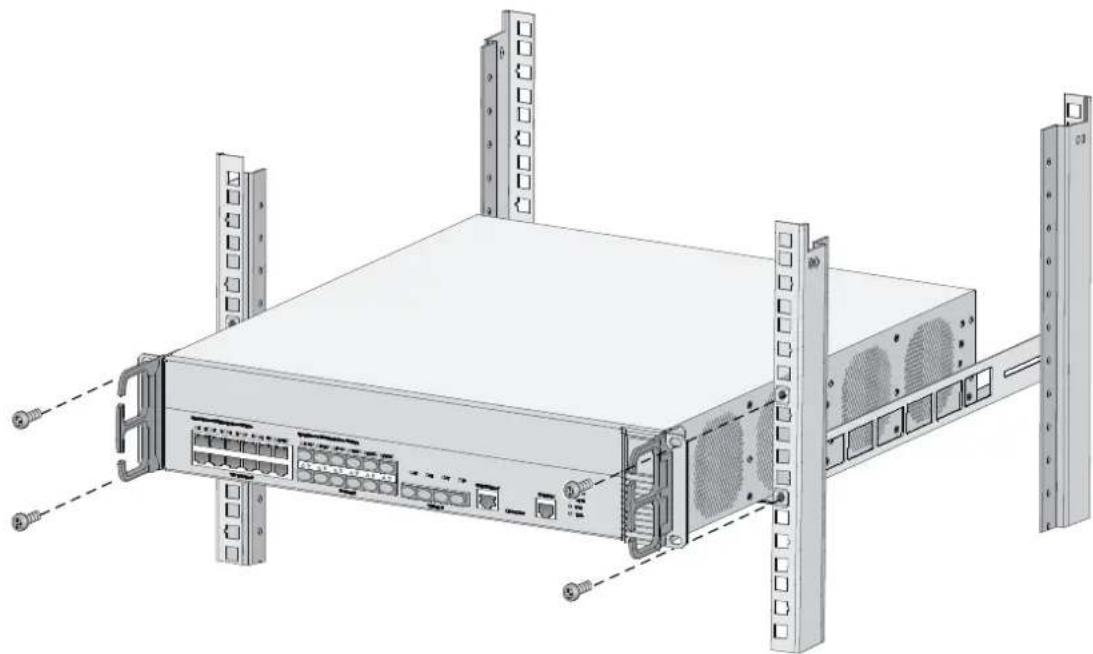 HP 870 - Installing the device by using front mounting brackets and slide rails - 2