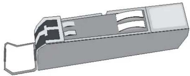HP 870 - Transceiver module, fiber connector, and optical fiber views - 1