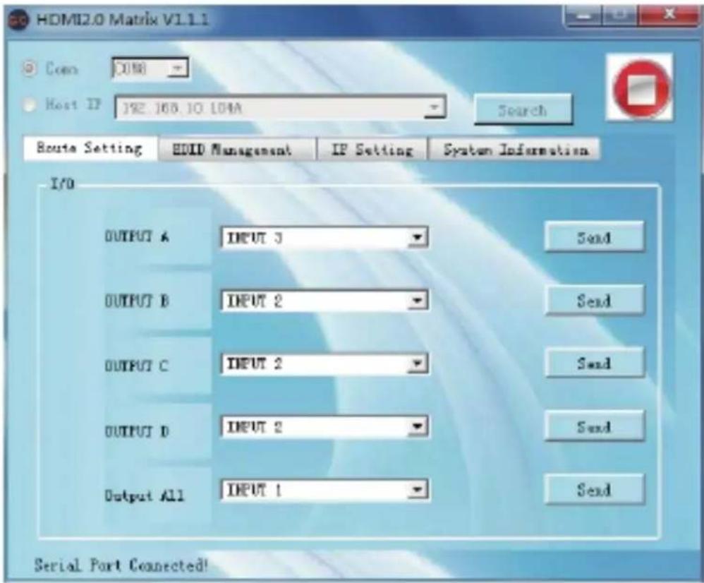 Digitus DS-43306 - Anschluss über RS232 - 3