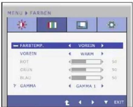 LG E1910T - Untermenü Beschreibung - 4