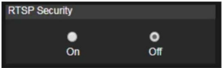 RTSP Security On Off