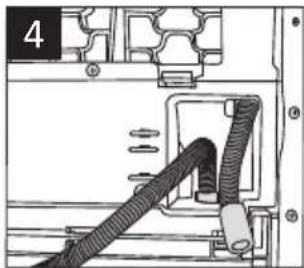 GRUNDIG GTN38250MGCG - Connecting the water drain hose - 4