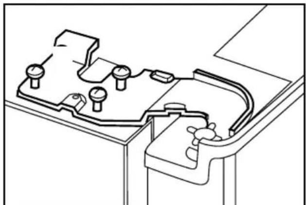 BLOMBERG KQD1327PX - Adjusting the gap between the upper door - 2