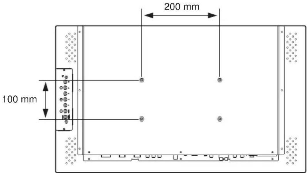 BOSCH UML-553-90 - Mounting the Monitor to a Wall - 1