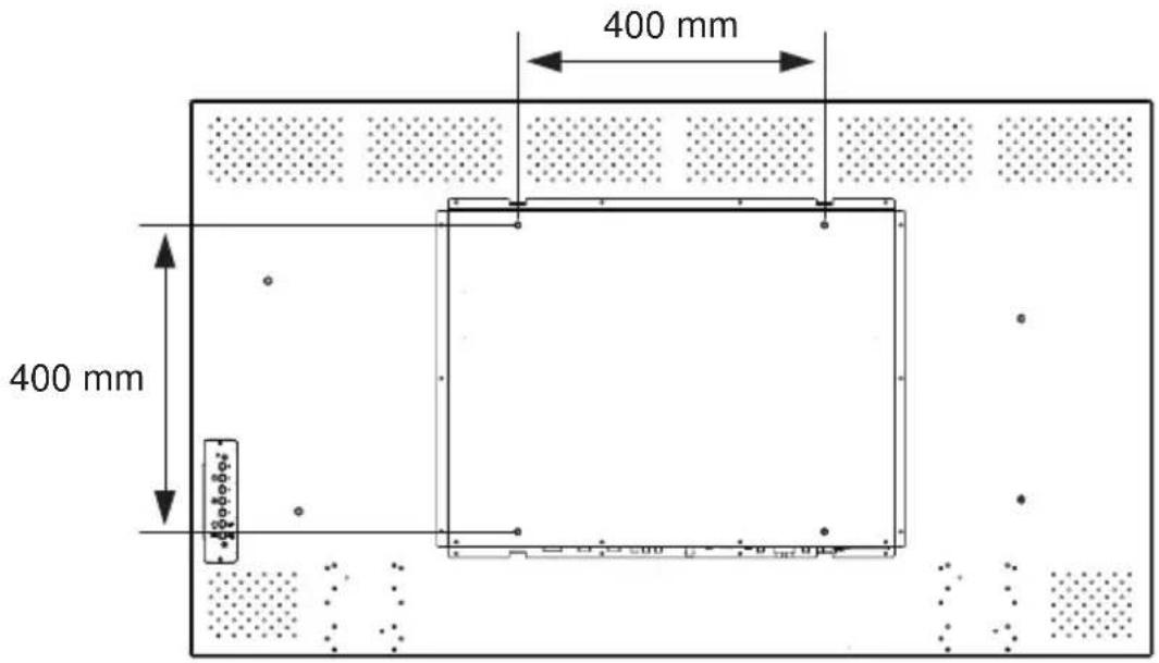 BOSCH UML-553-90 - Mounting the Monitor to a Wall - 4