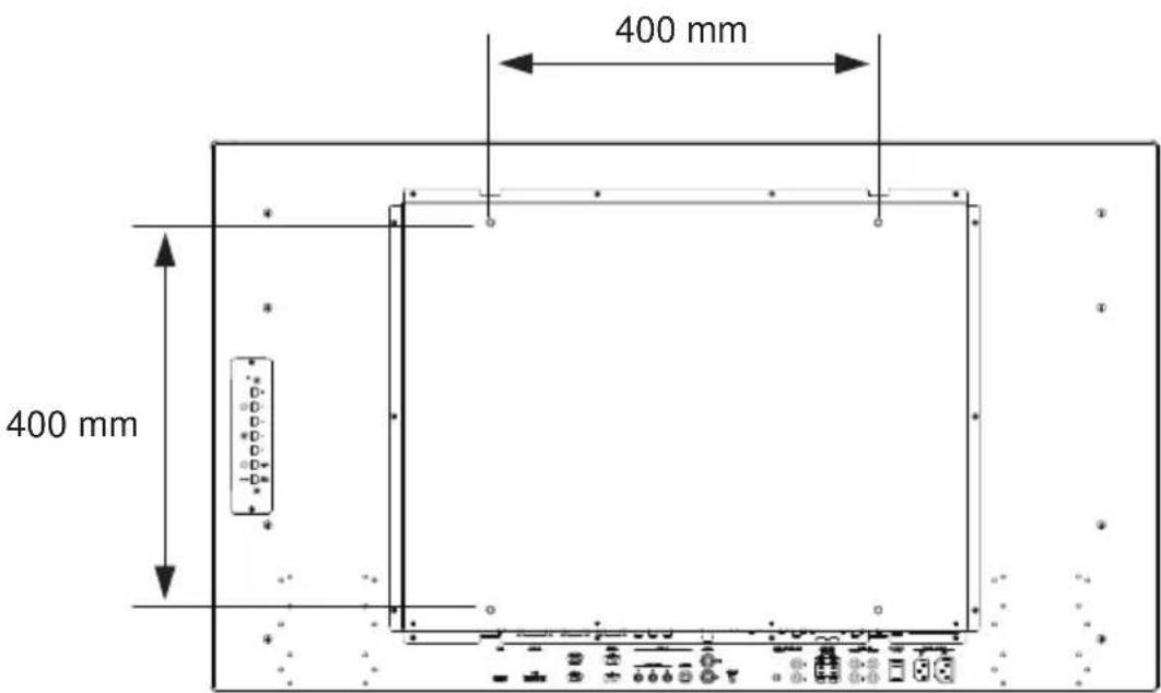 BOSCH UML-553-90 - Mounting the Monitor to a Wall - 3
