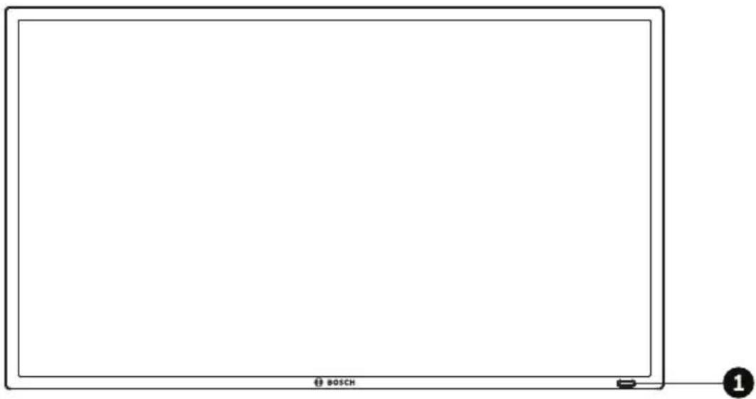 BOSCH UML-553-90 - Front Control Panel - 1