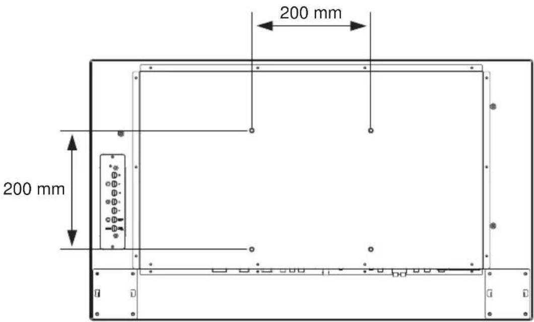 BOSCH UML-553-90 - Mounting the Monitor to a Wall - 2