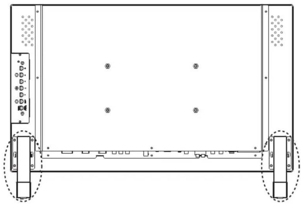 BOSCH UML-553-90 - Placing the Monitor on a Desktop - 1