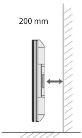 LG 49VL7D - Installation an einer Wand - 2
