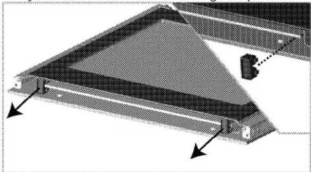 LEISURE HAP5003 - Removing the door inner glass - 2