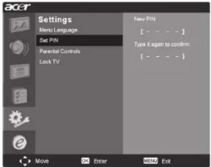 ACER AT4220A - Locking TV content - 3