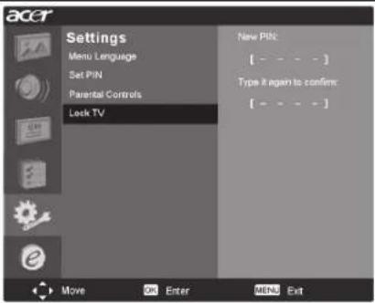ACER AT4220A - Locking TV content - 9