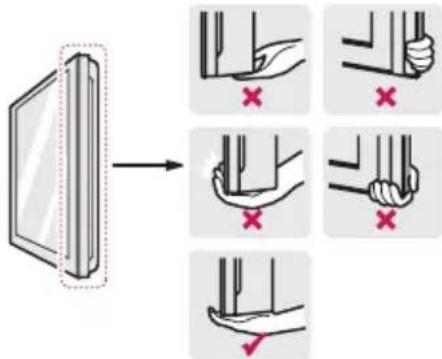 LG 60UH6090 - Lifting and Moving the TV - 2