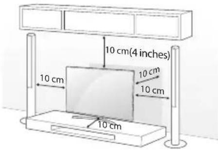 LG 60UH6090 - Mounting on a Table - 1
