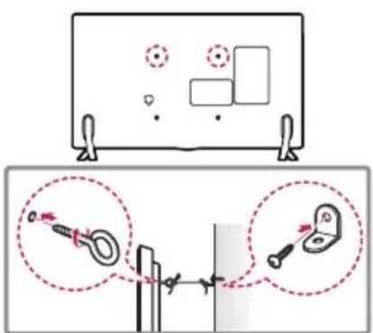 LG 55UU670H - Securing TV to the Wall - 1