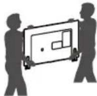 LG 55UU670H - Lifting and Moving the TV - 3