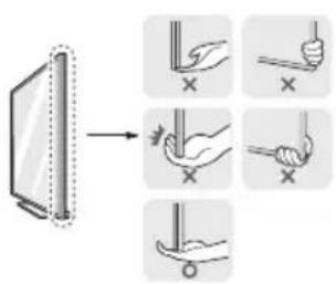 LG 65UK6200PUA - Lifting and moving the TV - 2