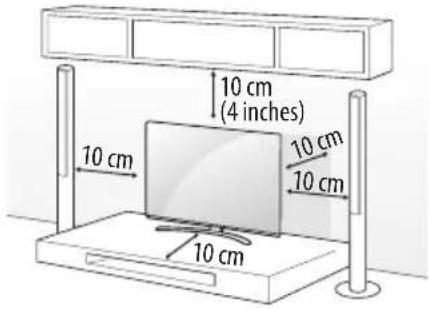 LG 65UK6200PUA - Mounting on the Table - 1