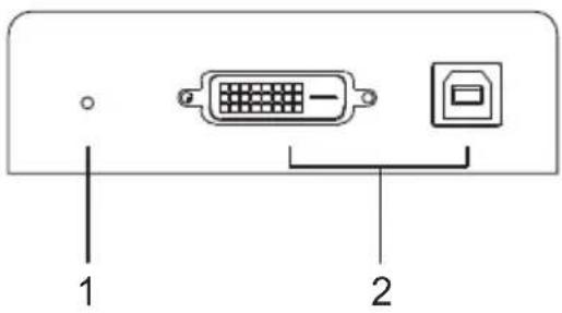 ATEN Altusen KE8950R - KE6900ST (Transmitter) Front, Rear and Top View - 1