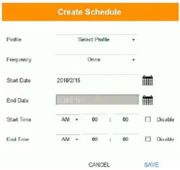 ATEN Altusen KE8950R - Adding a Schedule - 1