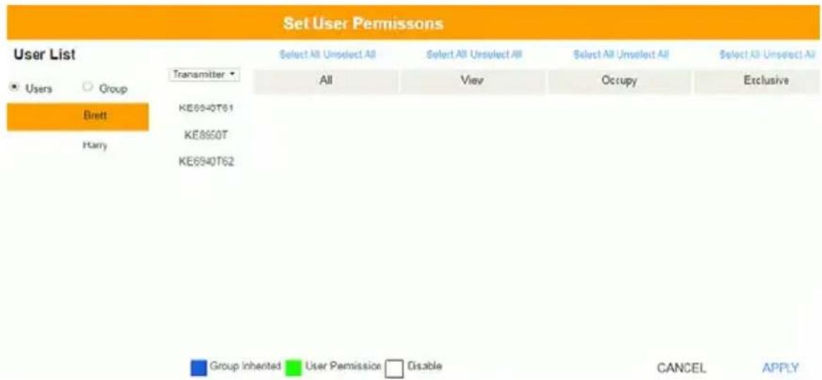 ATEN Altusen KE8950R - Assigning Device Permissions - 1