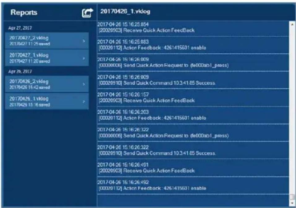 ATEN VK1100 - Report History - 1