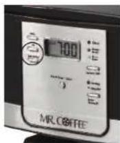 Mr. Coffee JWX27 - To Set the Delay Brew Time: - 3