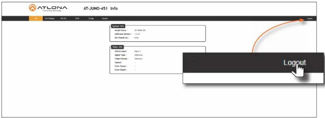 Atlona AT-JUNO-451 - Introduction to the Web GUI - 3