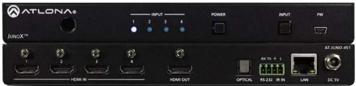 Atlona AT-JUNO-451 - with Auto-Switching and Return Optical Audio - 1