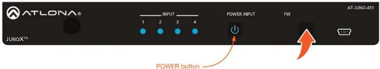 Atlona AT-JUNO-451 - Setting the IP Mode - 1