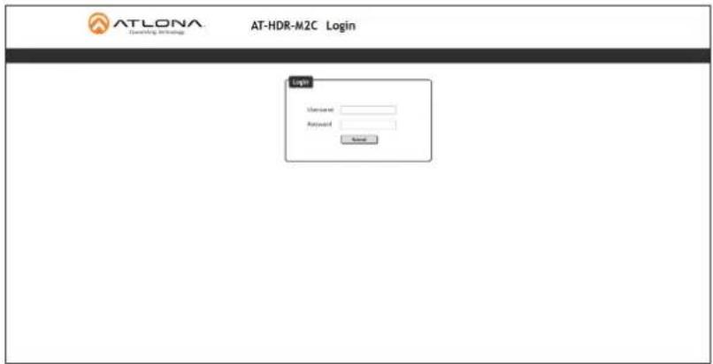 Atlona AT-HDR-M2C - Introduction to the webGUI - 1