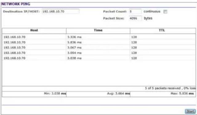ComNet NetWave NW1 - Ping Utility - 1