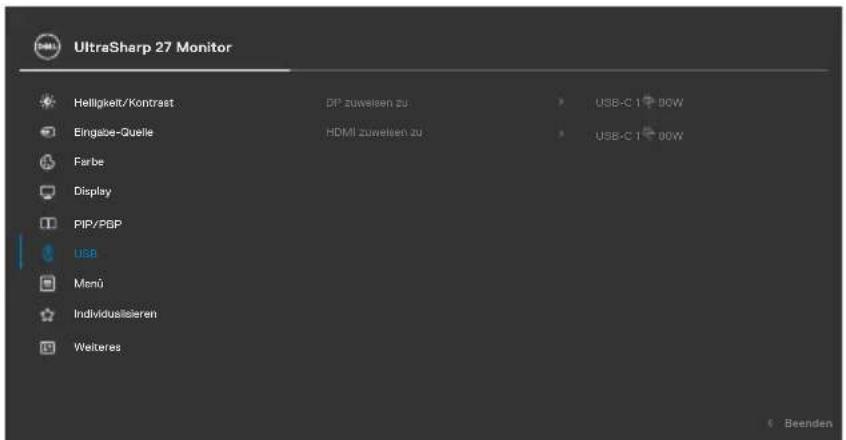 DELL UltraSharp U2722D - HINWEIS: Die USB-C-Verbindung unterstützt derzeit Video- und Datenübertragung. - 1