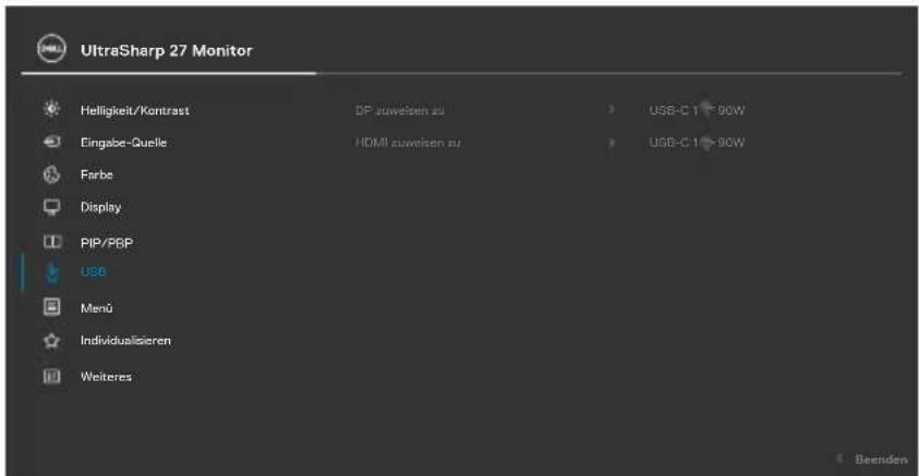 DELL UltraSharp U2722D - HINWEIS: Die USB-C-Verbindung unterstützt derzeit nur Datenübertragung. - 1