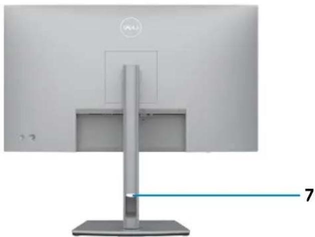 DELL UltraSharp U2722D - Ansicht von hinten - 2