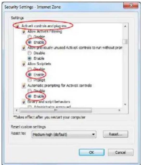 Avycon AVR-HN504P4 - Q10. ActiveX control cannot be downloaded. How can I do? - 3