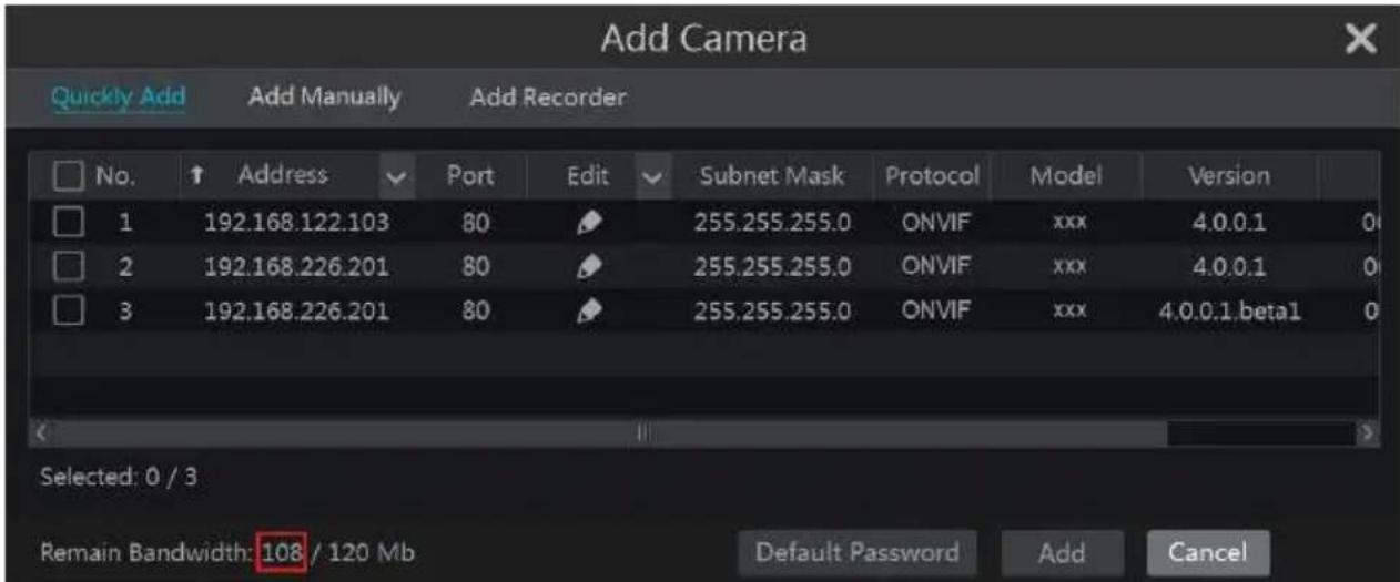 Avycon AVR-HN504P4 - Q5. The NVR cannot add up to the maximum number of IP cameras? - 1