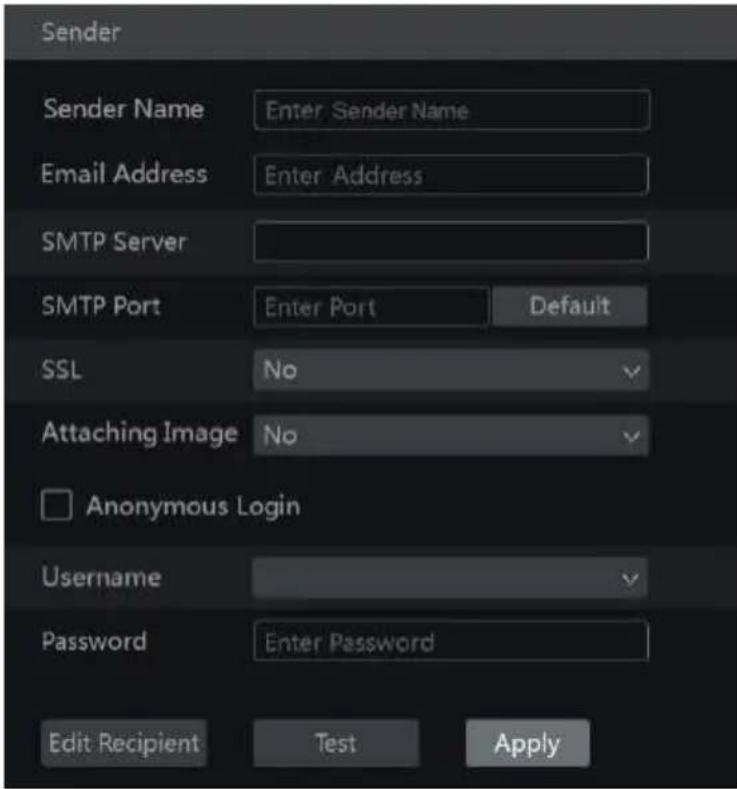 Avycon AVR-HN504P4 - E-mail Configuration - 1