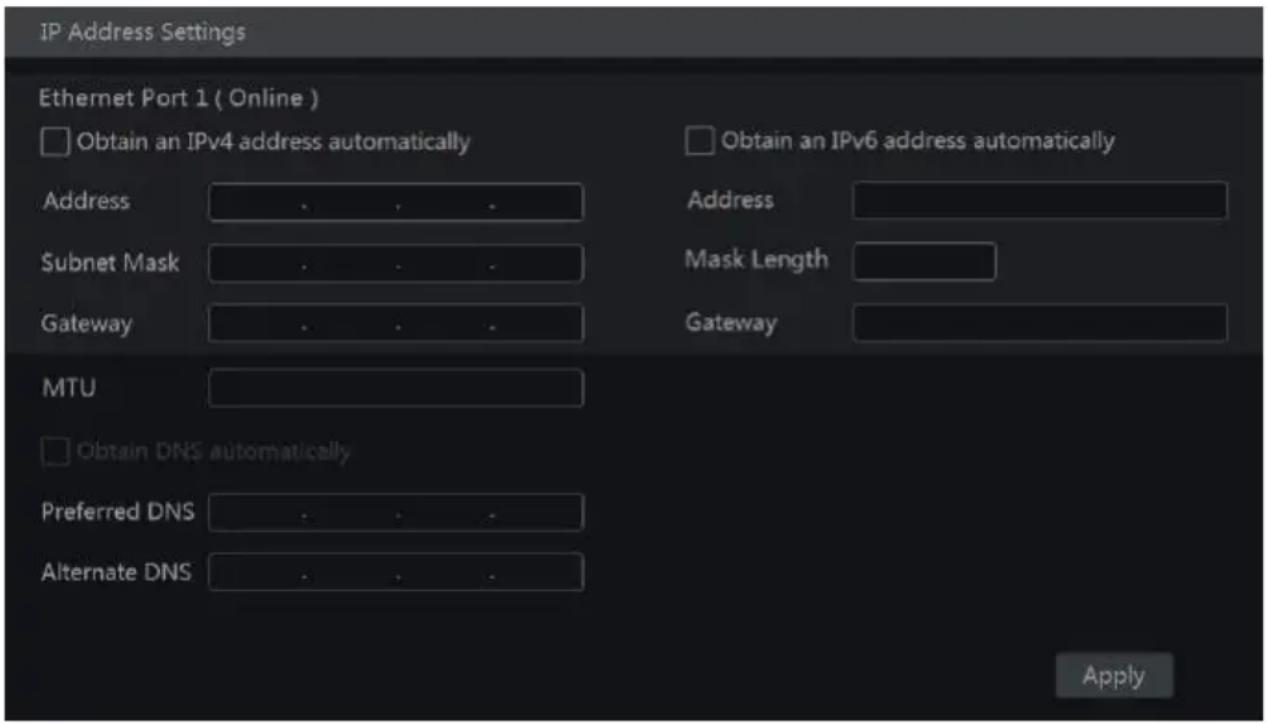 Avycon AVR-HN504P4 - TCP/IP Configuration - 1