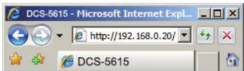 D-LINK DCS-5615 - Web-based Configuration Utility - 3